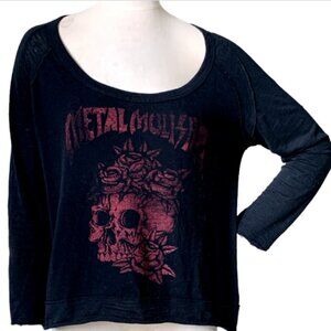 Metal Mulisha Long Sleeve Graphic Tee Women's M Black 96M